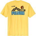 【送料無料】 フィルソン メンズ Tシャツ トップス Frontier Graphic Short-Sleeve T-Shirt - Men's AspenGldSn