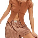 【送料無料】 フリーピープル レディース Tシャツ トップス Most Wanted Cardigan - Women's Rust