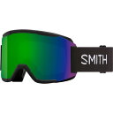 【送料無料】 スミス メンズ サングラス・アイウェア アクセサリー Squad Goggles Black/ChromaPop Sun Green Mirror/Extra Lens - Yellow