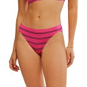 【送料無料】 フリーピープル レディース パンツ アンダーウェア From The Start Stripe Bikini - Women's Pink Com...