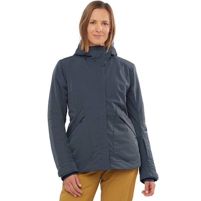 【送料無料】 サロモン レディース ジャケット・ブルゾン アウター Snow Rebel Jacket - Women's Ebony 2