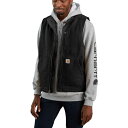 【送料無料】 カーハート メンズ ベスト トップス Sherpa-Lined Mock-Neck Vest - Men's Black