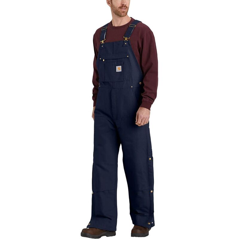 カーハート メンズ ボトムス カジュアルパンツ オーバーオール Carhartt Loose Fit Firm Duck Insulated Bib Overall - Men's Dark Navy ネイビー