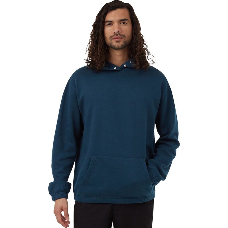 テンツリー メンズ アウター パーカー・スウェット フリース パーカー Tentree SeaFleece Snap Hoodie - Men's Reflecting Pond