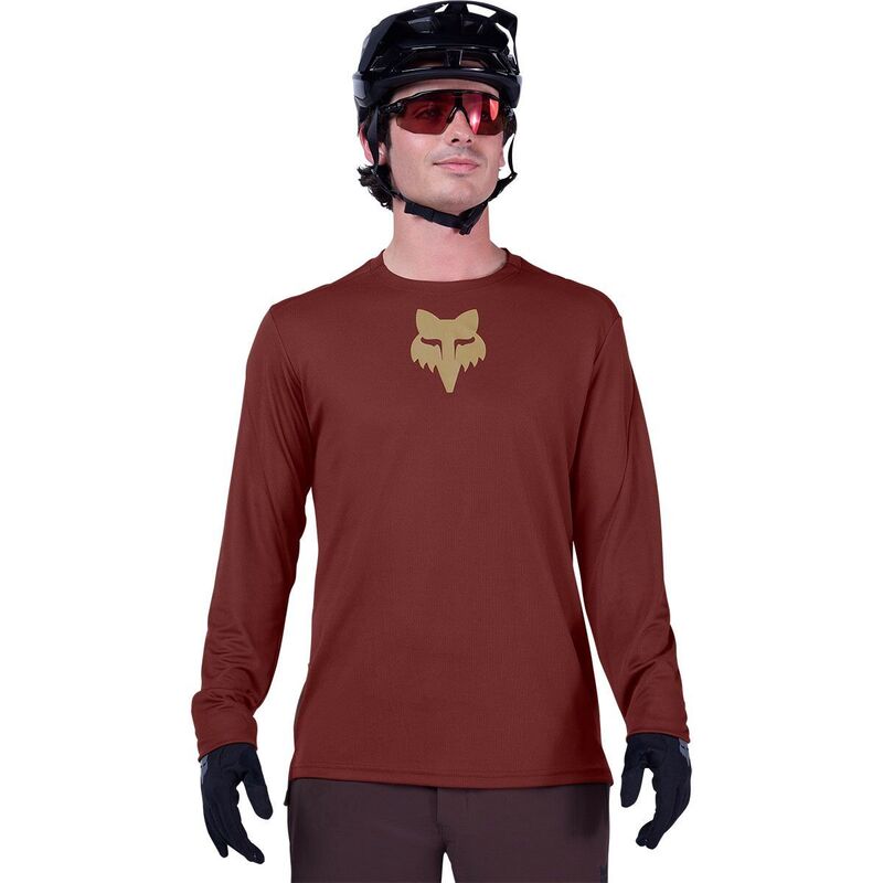 フォックスレーシング メンズ トップス Tシャツ ジャージー 長袖 Fox Racing Ranger Long-Sleeve Jersey - Men's Rust ラスト