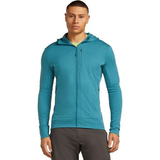 【送料無料】 アイスブレーカー メンズ Tシャツ トップス Merino 260 Quantum Long-Sleeve Zip Hoodie - Men's Topaz 【送料無料】 アイスブレーカー メンズ Tシャツ トップス Merino 260 Quantum Long-Sleeve Zip Hoodie - Men's Topaz