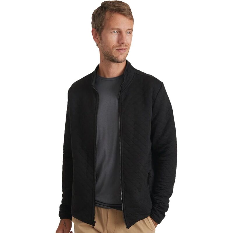 マリーン レイヤー メンズ アウター ジャケット・ブルゾン ジャケット Marine Layer Corbet Full Zip Jacket - Men's Black Heather ブラック