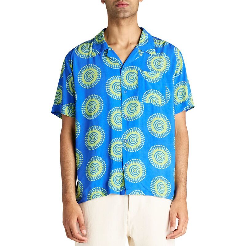 デウス エクス マキナ メンズ トップス シャツ Deus Ex Machina Portal Shirt - Men's Blue ブルー