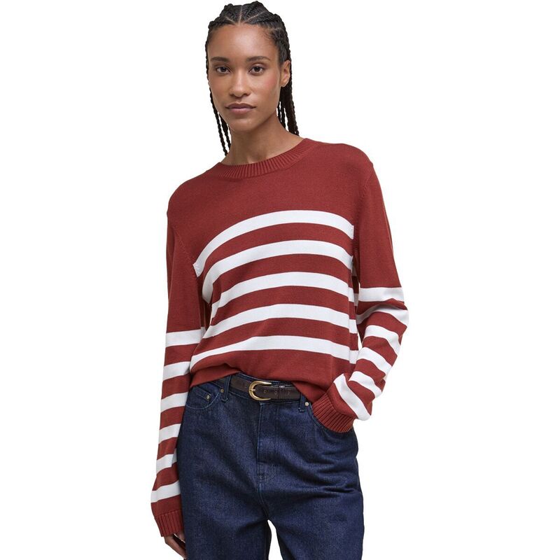 バブアー レディース アウター ニット・セーター ニット Barbour Demi Knitted Jumper - Women's Burnt..
