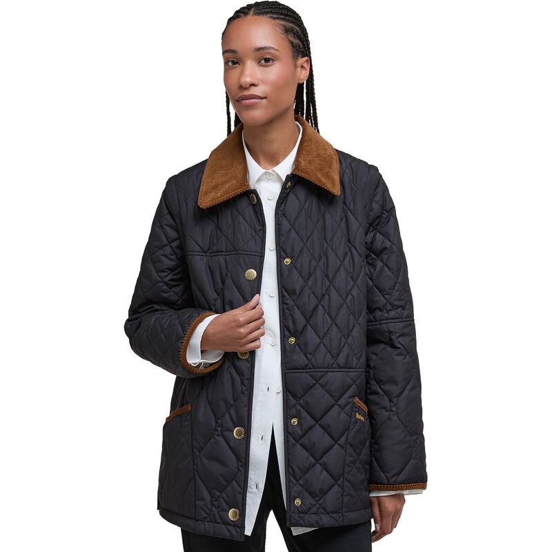 バブアー レディース アウター ジャケット・ブルゾン キルティング ジャケット Barbour Lorrie Quilted Jacket - Women's Black ブラック