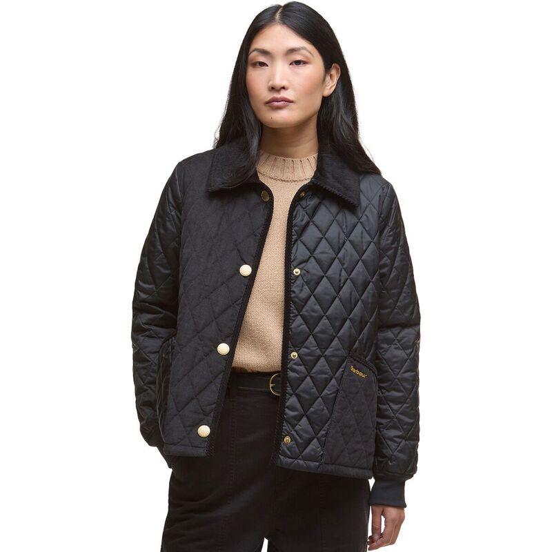 バブアー レディース アウター ジャケット・ブルゾン キルティング ジャケット Barbour Marla Quilted Jacket - Women's Black/Classic ブラック