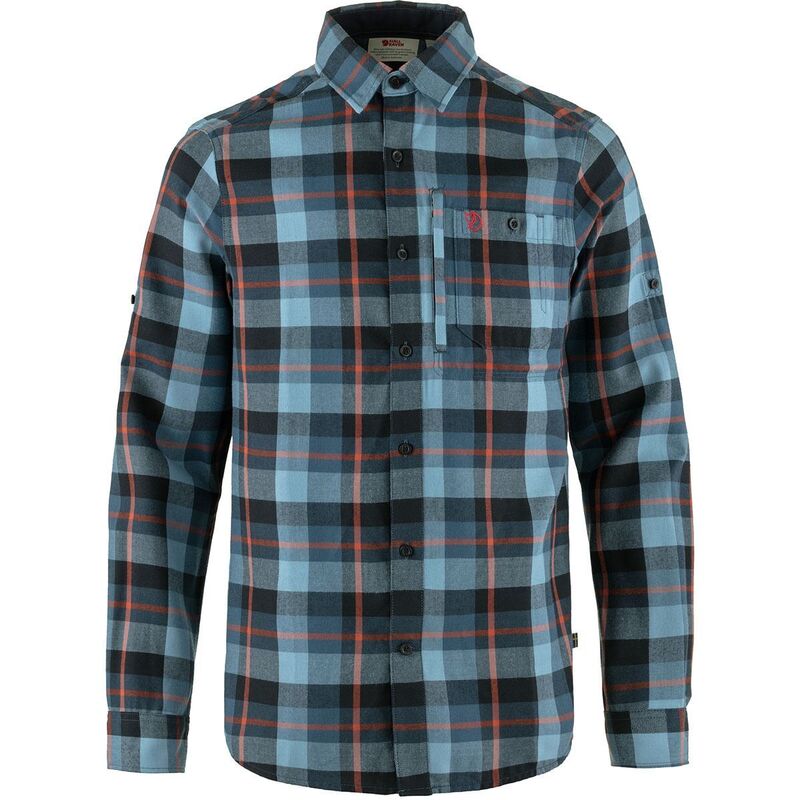【送料無料】 フェールラーベン メンズ シャツ トップス Fjallglim Flannel Shirt - Men's Indigo Blue/Dawn Blue