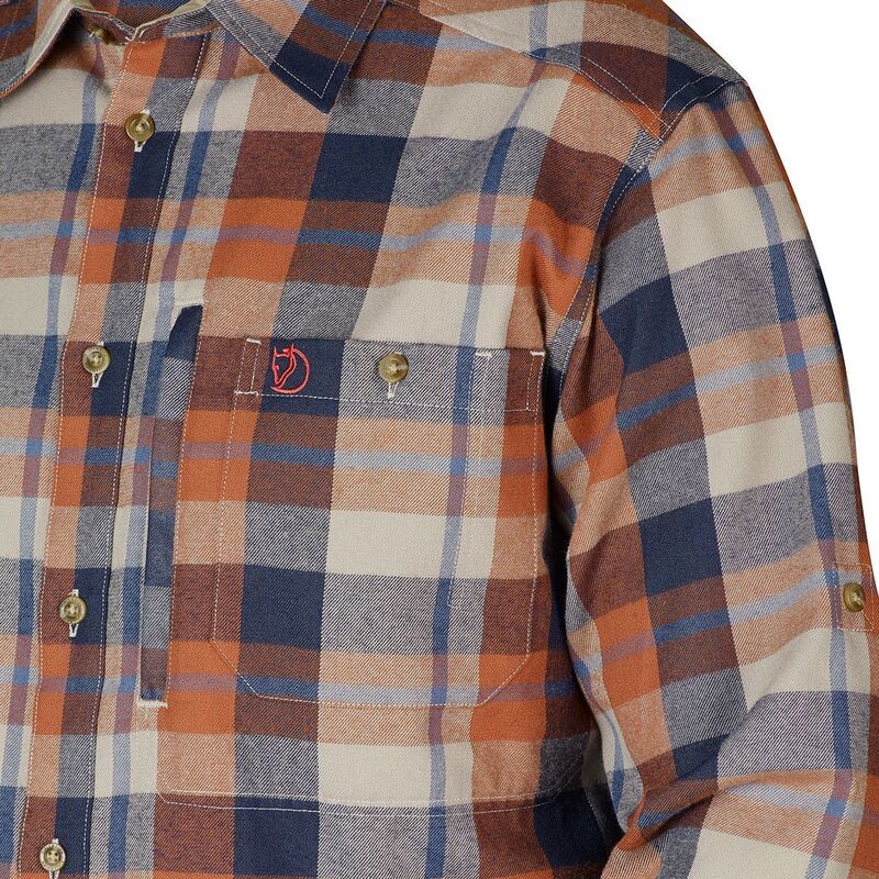 【送料無料】 フェールラーベン メンズ シャツ トップス Fjallglim Flannel Shirt - Men's Indigo Blue/Dawn Blue