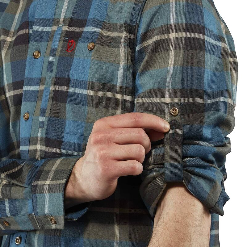 【送料無料】 フェールラーベン メンズ シャツ トップス Fjallglim Flannel Shirt - Men's Indigo Blue/Dawn Blue