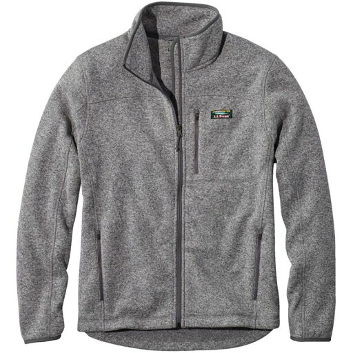 【送料無料】 エルエルビーン メンズ ジャケット・ブルゾン アウター Bean's Regular Sweater Fleece Full-Zip Jacket - Men's Grey Heather 【送料無料】 エルエルビーン メンズ ジャケット・ブルゾン アウター Bean's Regular Sweater Fleece Full-Zip Jacket - Men's Grey Heather
