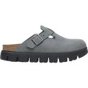 【送料無料】 ビルケンシュトック レディース スニーカー シューズ Boston Chunky Narrow Clog - Women's Basalt Gray Suede