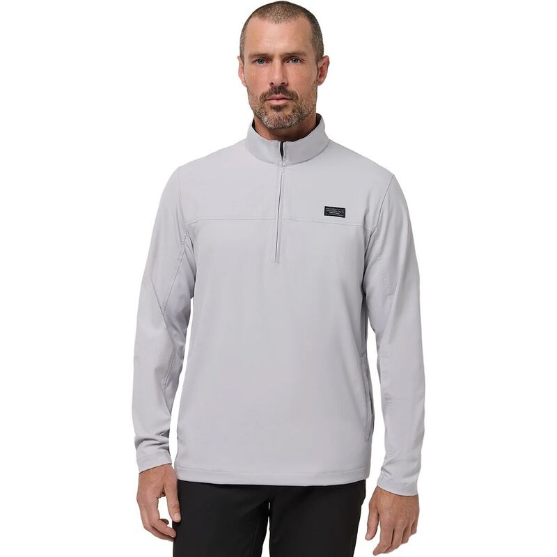 トラビスマヒュー メンズ トップス シャツ TravisMathew Wanderlust 1/4-Zip Top - Men's Micro Chip