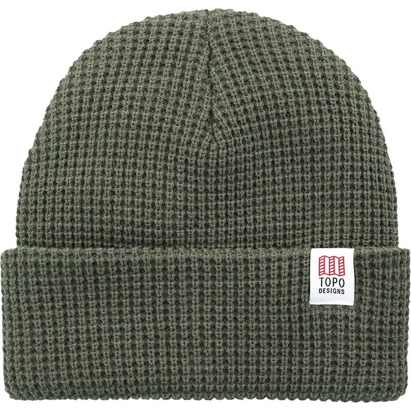トポ・デザイン メンズ アクセサリー 帽子 ニット Topo Designs Waffle Knit Beanie Beetle