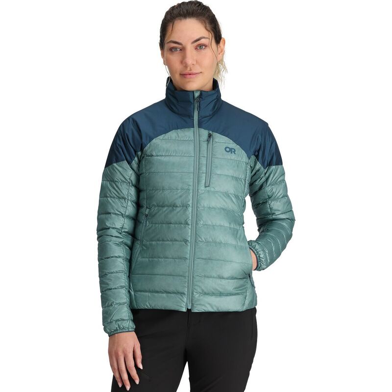 アウトドアリサーチ レディース アウター ジャケット・ブルゾン ダウン ジャケット Outdoor Research Helium Down Jacket - Women's Neptune/Harbor