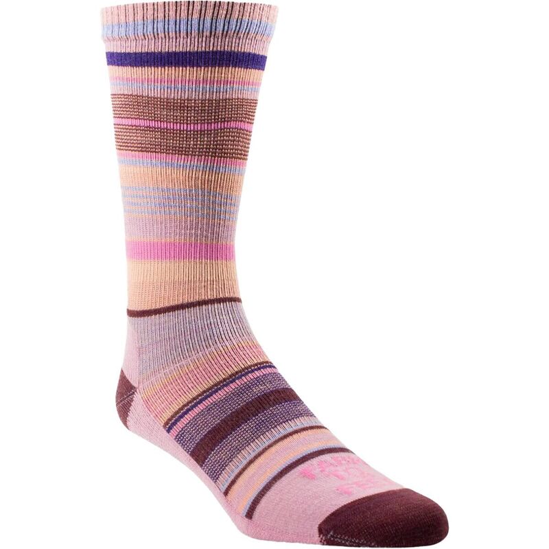 ファーム トゥ フィート レディース アンダーウェア 靴下 Farm To Feet Ithaca Multi Stripe Sock - Women's Foxglove マルチカラー