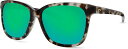 【送料無料】 コスタデルマール レディース サングラス・アイウェア アクセサリー Costa Del Mar May 580G Polarized Sunglasses Green(4)