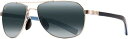 【送料無料】 マウイジム メンズ サングラス・アイウェア アクセサリー Maui Jim Guardrails Polarized Aviator Sungla...
