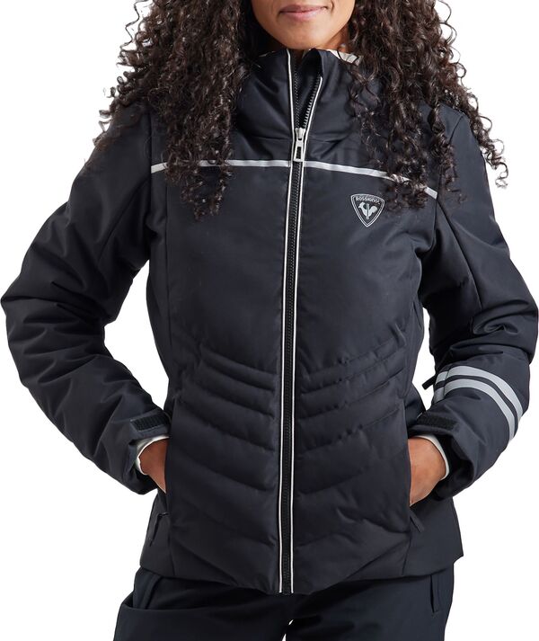 【送料無料】 ロシニョール レディース ジャケット・ブルゾン アウター Rossignol Women's Insulated Puffy Ski Jacket Black