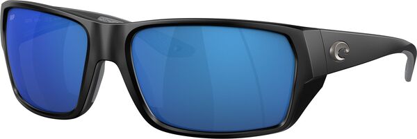 【送料無料】 コスタデルマール レディース サングラス・アイウェア アクセサリー Costa Del Mar Tailfin 580P Sunglasses Matte Black/Blue Mirror