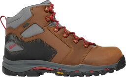 【送料無料】 ダナー メンズ ブーツ・レインブーツ シューズ Danner Men's Vicious 4.5" Waterproof Work Boots Brown/Red