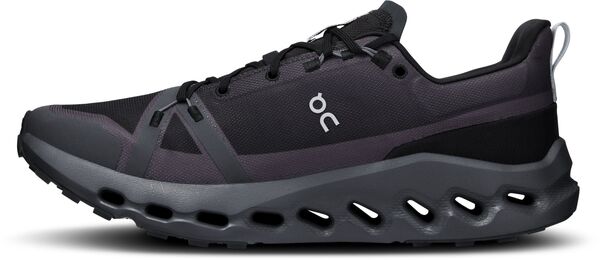 【送料無料】 オンジー メンズ スニーカー シューズ On Men's Cloudsurfer Trail Waterproof Running Shoes Black/Eclipse