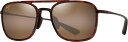 【送料無料】 マウイジム メンズ サングラス・アイウェア アクセサリー Maui Jim Keokea Polarized Aviator Sunglasses Tortoise/HCL Bronze(4)