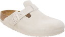 【送料無料】 ビルケンシュトック レディース スニーカー シューズ Birkenstock Women's Boston Soft Footbed Clogs Antique White