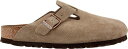 【送料無料】 ビルケンシュトック レディース スニーカー シューズ Birkenstock Women's Boston Soft Footbed Clogs Taupe