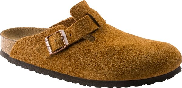 【送料無料】 ビルケンシュトック メンズ スニーカー シューズ Birkenstock Men 039 s Boston Soft Footbed Clogs Mink