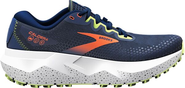 【送料無料】 ブルックス メンズ スニーカー ランニングシューズ シューズ Brooks Men's Caldera 6 Trail Running Shoes Navy/Green