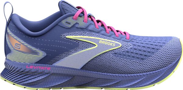 【送料無料】 ブルックス レディース スニーカー ランニングシューズ シューズ Brooks Women's Levitate GTS 6 Running Shoes Blue/Lime