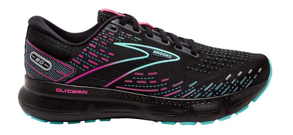 【送料無料】 ブルックス レディース スニーカー ランニングシューズ シューズ Brooks Women's Glycerin 20 Running Shoes Black/Pink