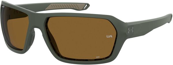 アンダーアーマー サングラス メンズ 【送料無料】 アンダーアーマー メンズ サングラス・アイウェア アクセサリー Under Armour Recon Polarized Sunglasses Green/Brown