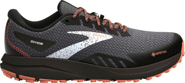 【送料無料】 ブルックス メンズ スニーカー シューズ Brooks Men's Divide 4 GTX Trail Running Shoes Black/Firecracker