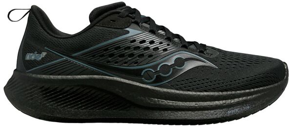 【送料無料】 サッカニー レディース スニーカー シューズ Saucony Women's Ride 17 Running Shoes Triple Black