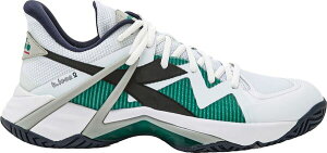 ̵ ǥɥ  ˡ 塼 Diodora Men's B.Icon 2 AG Tennis Shoes White/Black/Blue