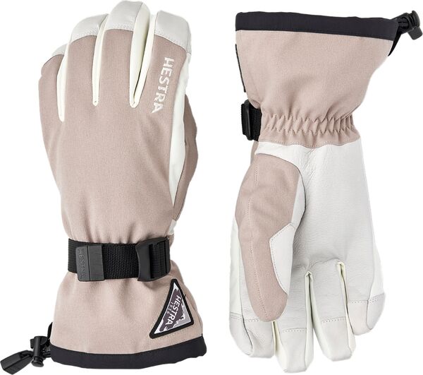 yz wXg fB[X  ANZT[ Hestra Women's Powder Gauntlet - 5 finger Gloves Beige
