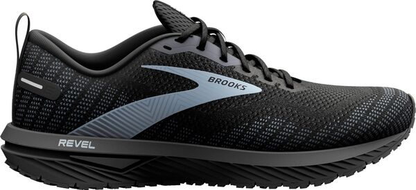  ブルックス メンズ スニーカー ランニングシューズ シューズ Brooks Men's Revel 6 Running Shoes Black/Grey