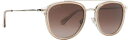 【送料無料】 ディフ レディース サングラス・アイウェア アクセサリー DIFF Camden Sunglasses Vintage Crystal/Brown Gradient Polarized