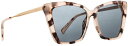 【送料無料】 ディフ メンズ サングラス・アイウェア アクセサリー DIFF Becky II Sunglasses Cream Tortoise/Grey Flash Polarized