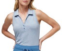 【送料無料】 トラビスマヒュー レディース ポロシャツ トップス TravisMathew Women's Sleeveless Featherweight G...