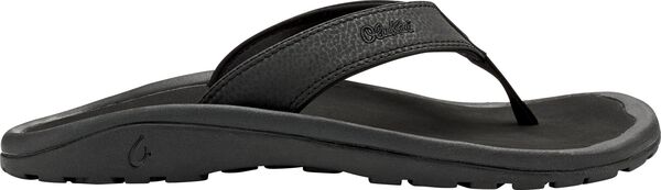 yz IJC Y T_ V[Y OluKai Men's eOhana Sandals Black/Black