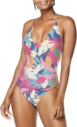 【送料無料】 スピード レディース 上下セット 水着 Speedo Women's V-Neck Halter One Piece Swimsuit Multi 【送料無料】 スピード レディース 上下セット 水着 Speedo Women's V-Neck Halter One Piece Swimsuit Multi