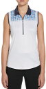 【送料無料】 キャラウェイ レディース ポロシャツ トップス Callaway Women's Sleeveless Geo Golf Polo Brillia...