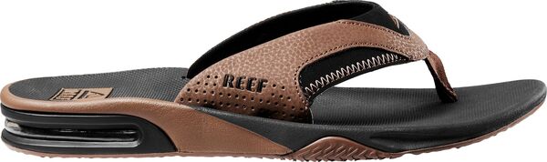 【送料無料】 リーフ メンズ サンダル シューズ Reef Men's Fanning Flip Flops Black/Tan